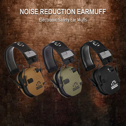 Tactical Electronic Shooting Earmuffs Outdoor Hunting Sound Pickup and Noise Reductioner