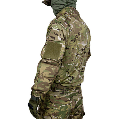 Tactical Combat Shirt and Pant Uniform Sets with Protected Design