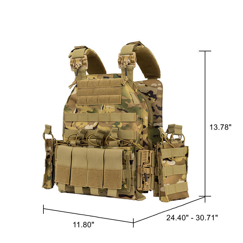 Camouflage Heavy Duty Tactical Vest