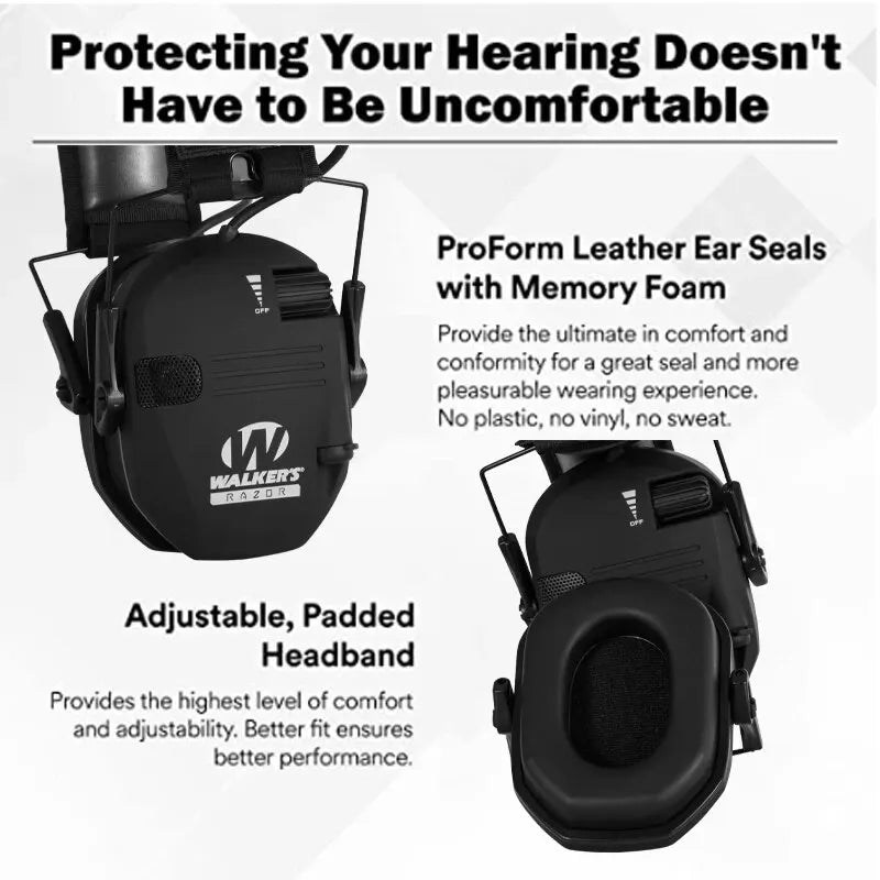 Tactical Electronic Shooting Earmuffs Outdoor Hunting Sound Pickup and Noise Reductioner