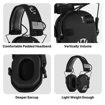 Tactical Electronic Shooting Earmuffs Outdoor Hunting Sound Pickup and Noise Reductioner