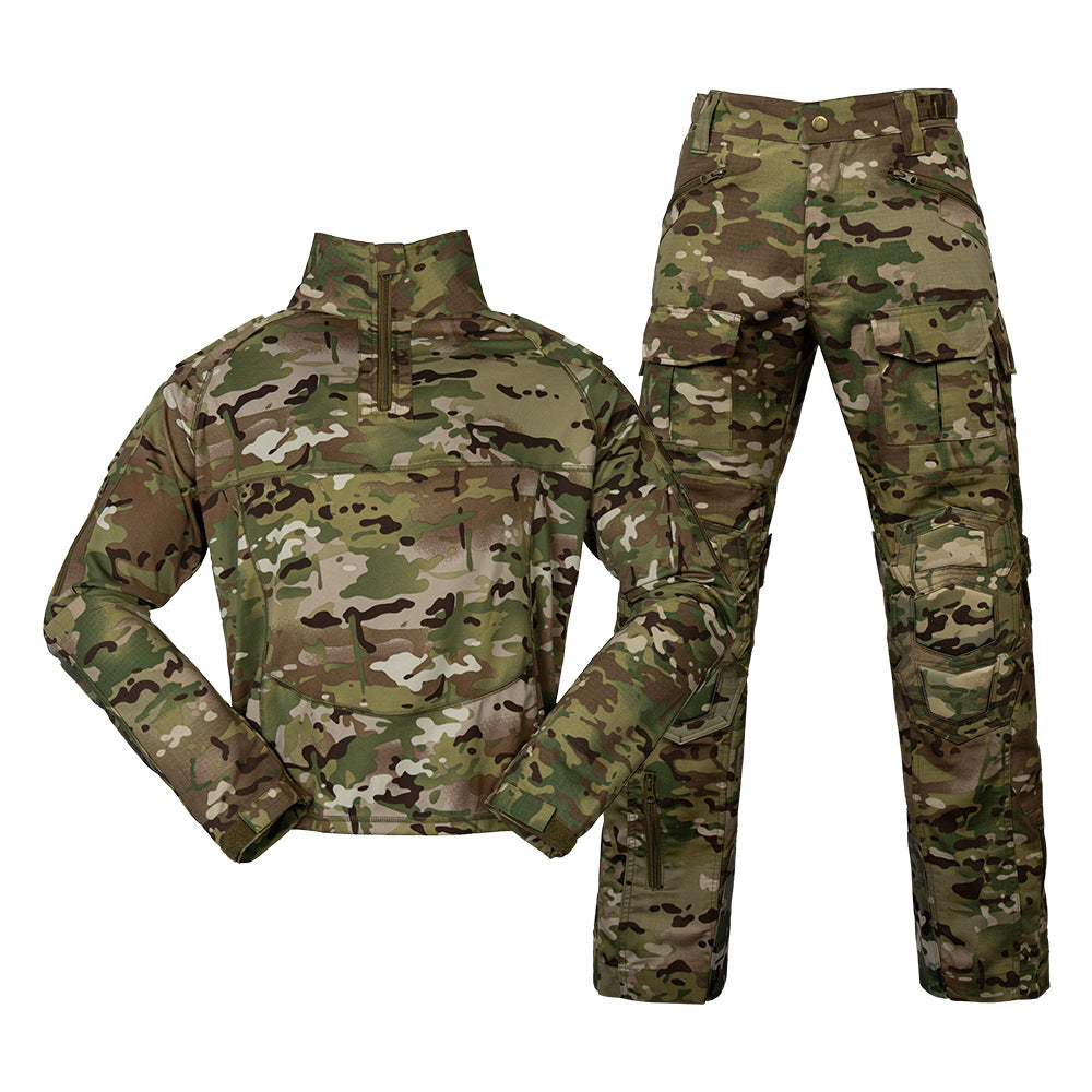 Tactical Combat Shirt and Pant Uniform Sets with Protected Design