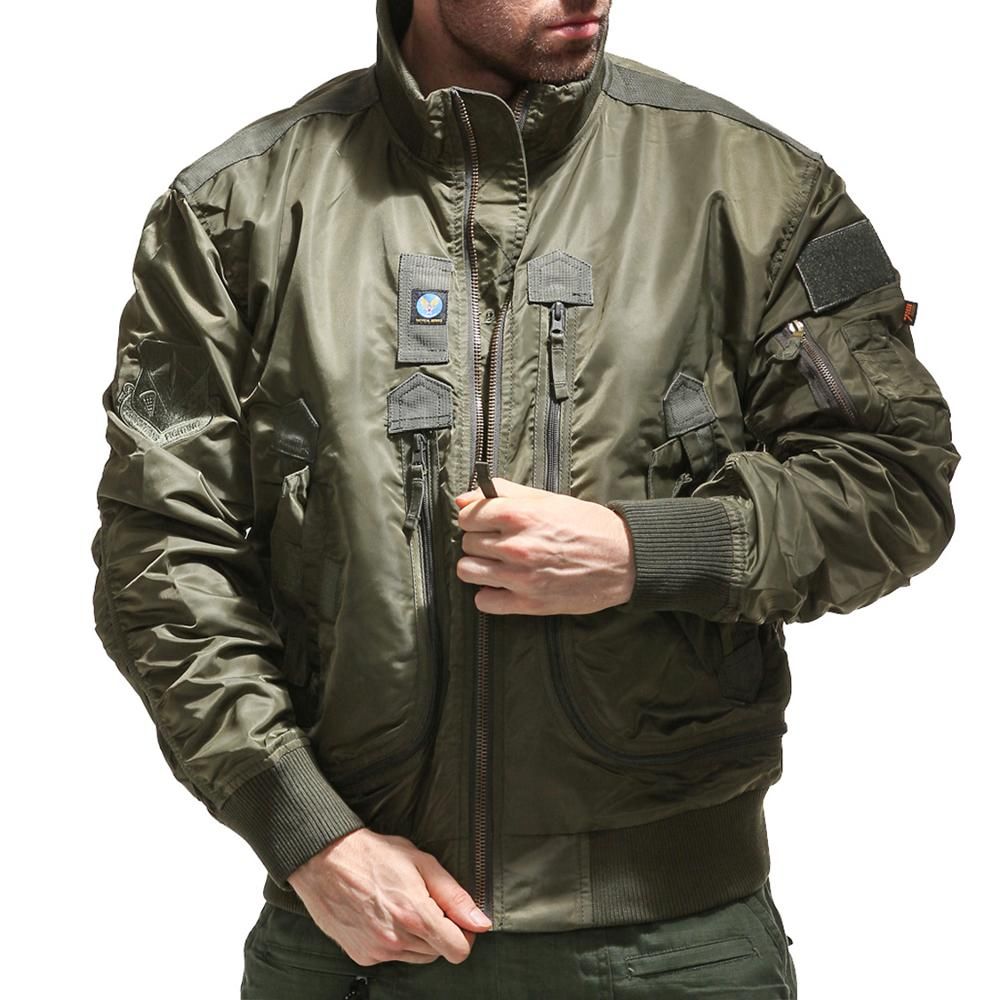 Tactical Military Pilot Jacket Airsoft Bomber Jacket