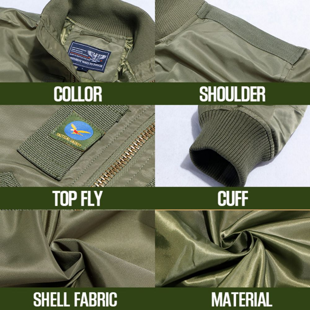 Tactical Military Pilot Jacket Airsoft Bomber Jacket